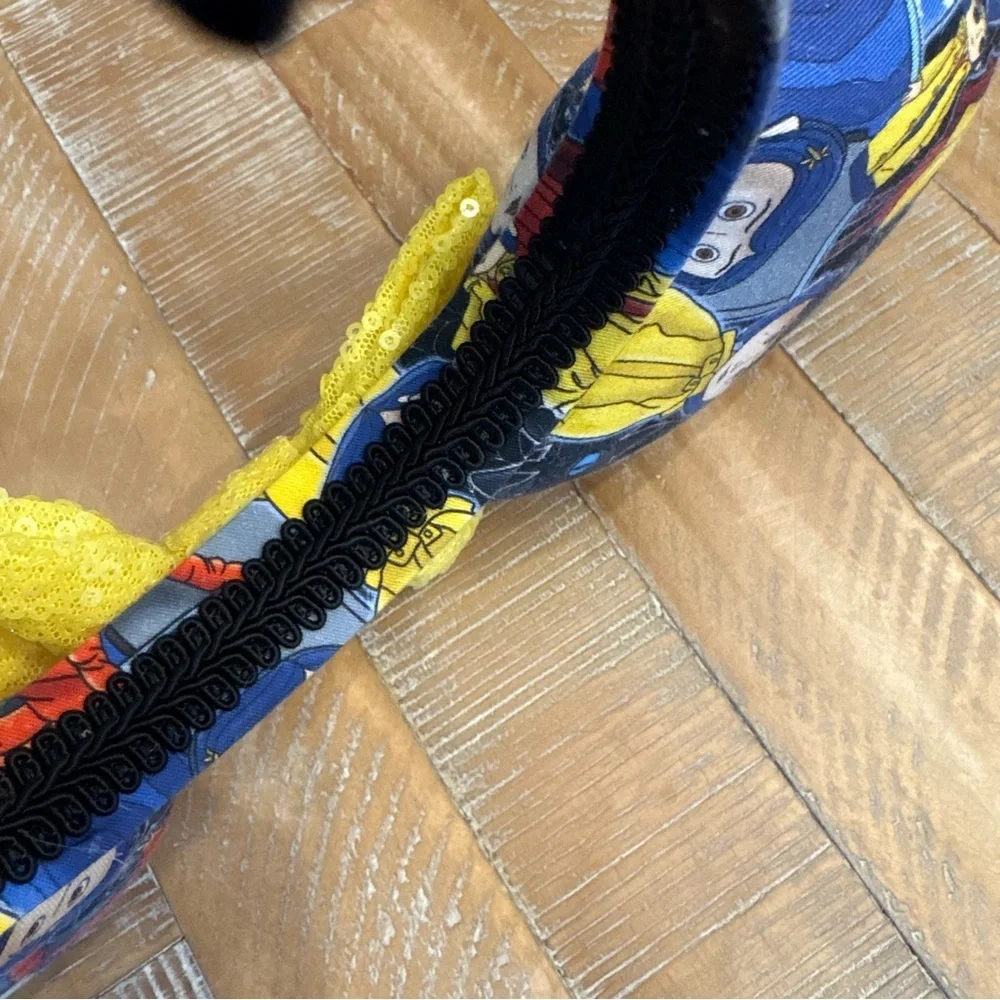 Coraline-Inspired Mickey Ears Headband | Handmade Park Ears | Spooky Cute Theme